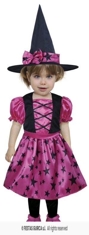 DISFRAZ BRUJA STAR 2-3 Años