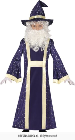 DISFRAZ MAGO MERLIN MAGICIAN 5-6 AÑOS