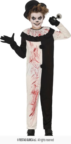 DISFRAZ PAYASO TERRIFIER CLOWN 7-9 AÑOS
