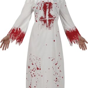 DISFRAZ MONJA BLANCA SANGRIENTA (M)
