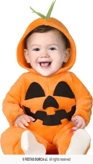 DISFRAZ CALABAZA PUMPKIN 12-18 Meses