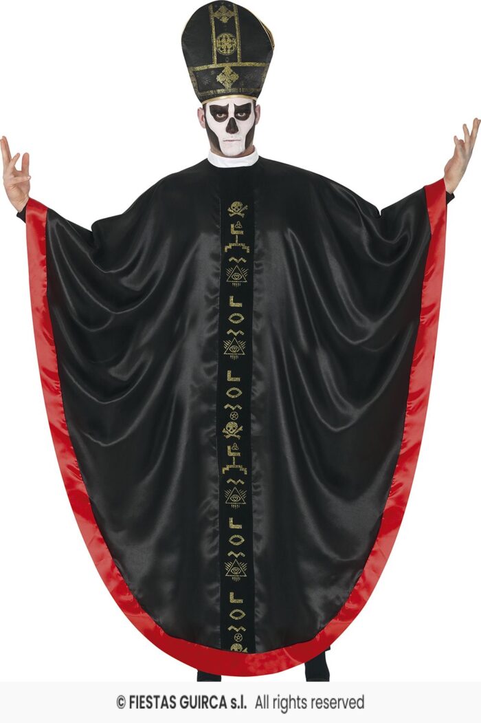 DISFRAZ CARDENAL SATANICO (XL) - Imagen 1