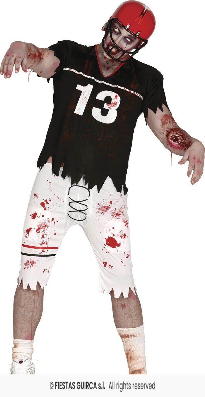 DISFRAZ JUGADOR QUARTERBACK ZOMBIE (L) - Imagen 1