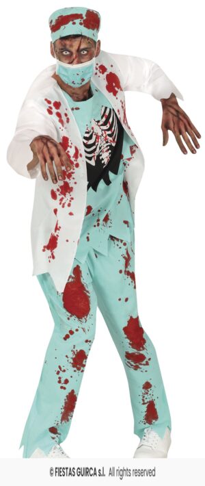 DISFRAZ ENFERMERO SURGEON ZOMBIE (M)