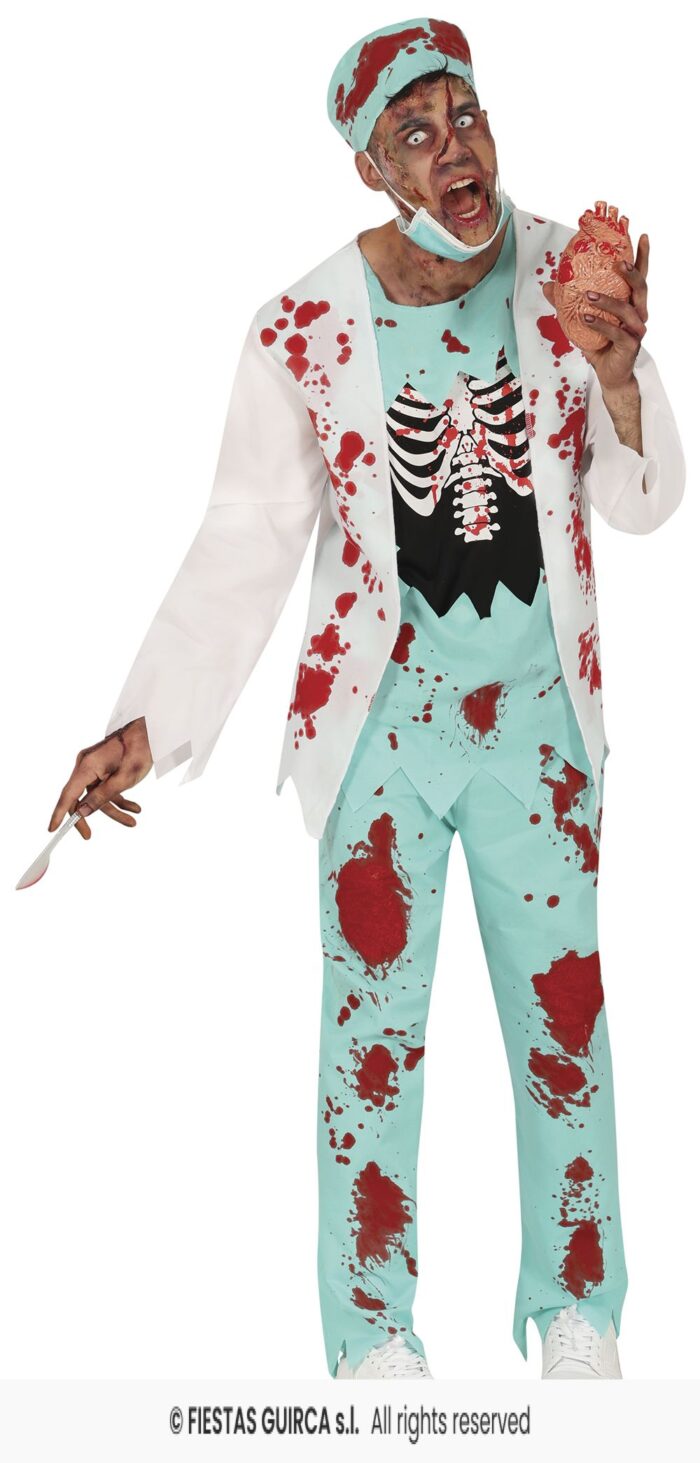 DISFRAZ ENFERMERO SURGEON ZOMBIE (M) - Imagen 3