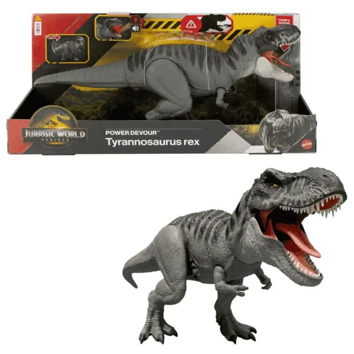 Figura Tiranosaurio Rex Power Devour Jurassic World - Imagen 1