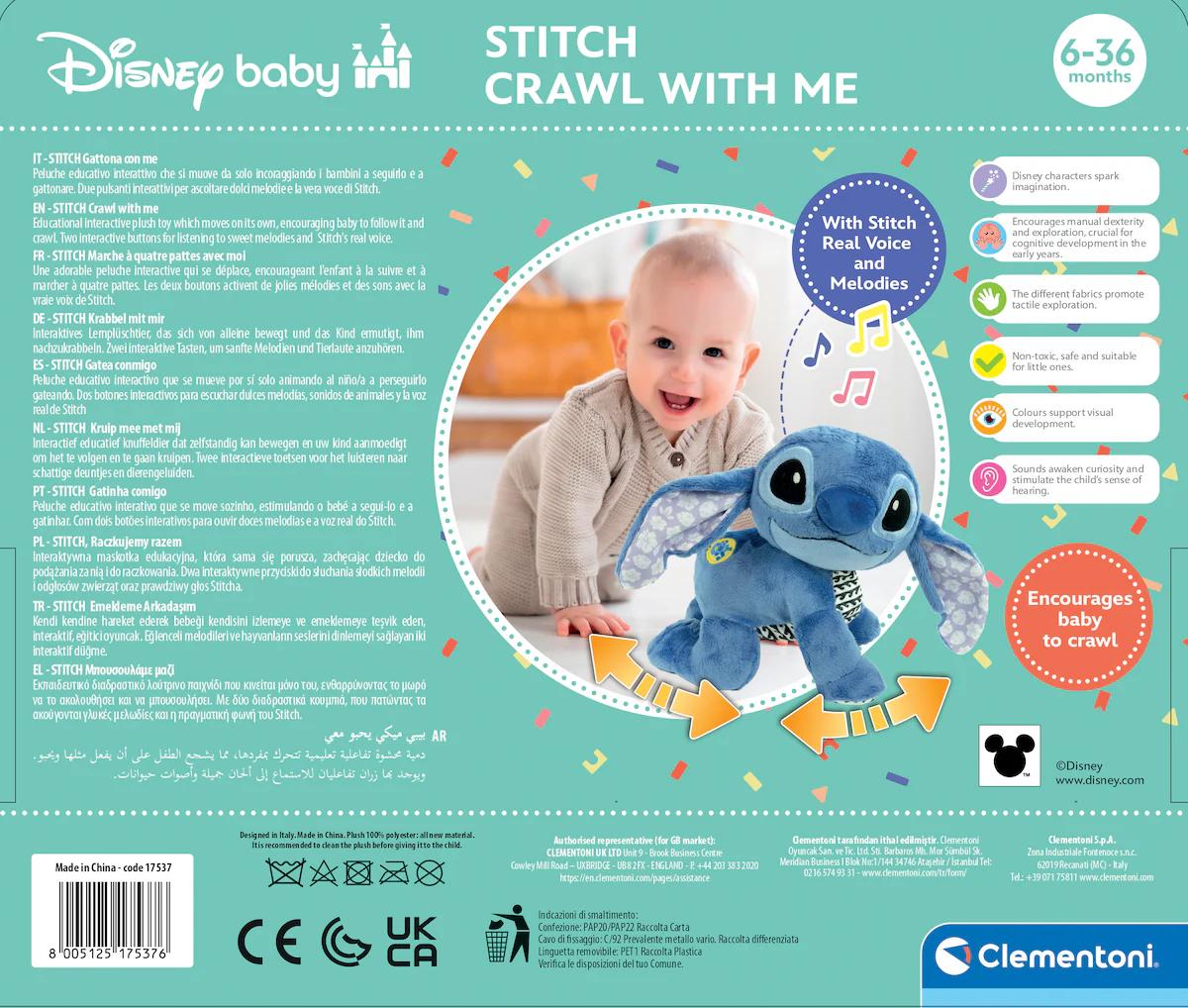 Peluche interactivo Gateos Stitch Clementoni - Imagen 3