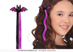 Mechon muricelago lila y negro 40 cm