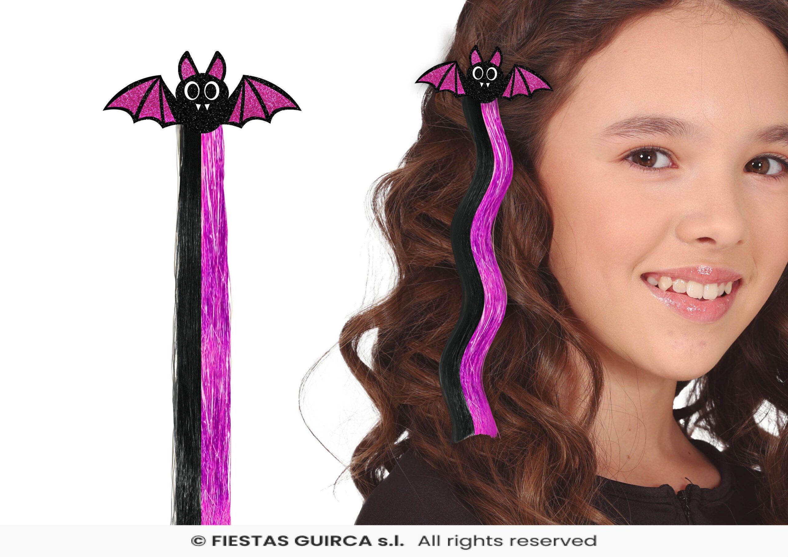 Mechon muricelago lila y negro 40 cm - Imagen 2