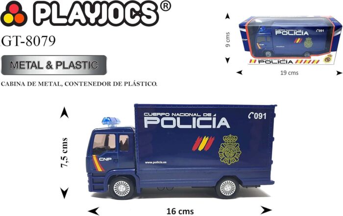 CAMIÓN POLICÍA NACIONAL  vehículo para niños y coleccionistas. - Imagen 6