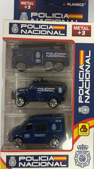 Set miniaturas de vehículos Policía Nacional