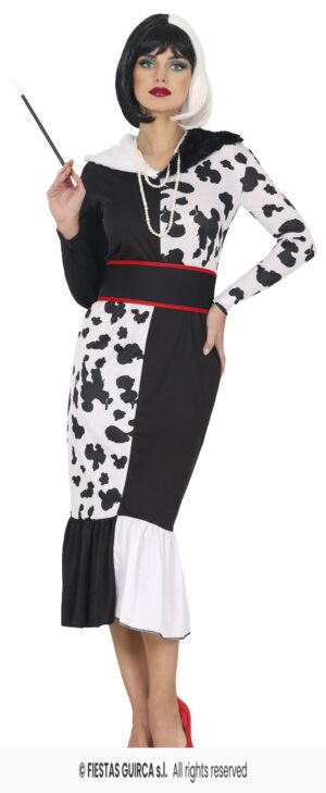 Disfraz Lady villain cruela 38-40 T.M