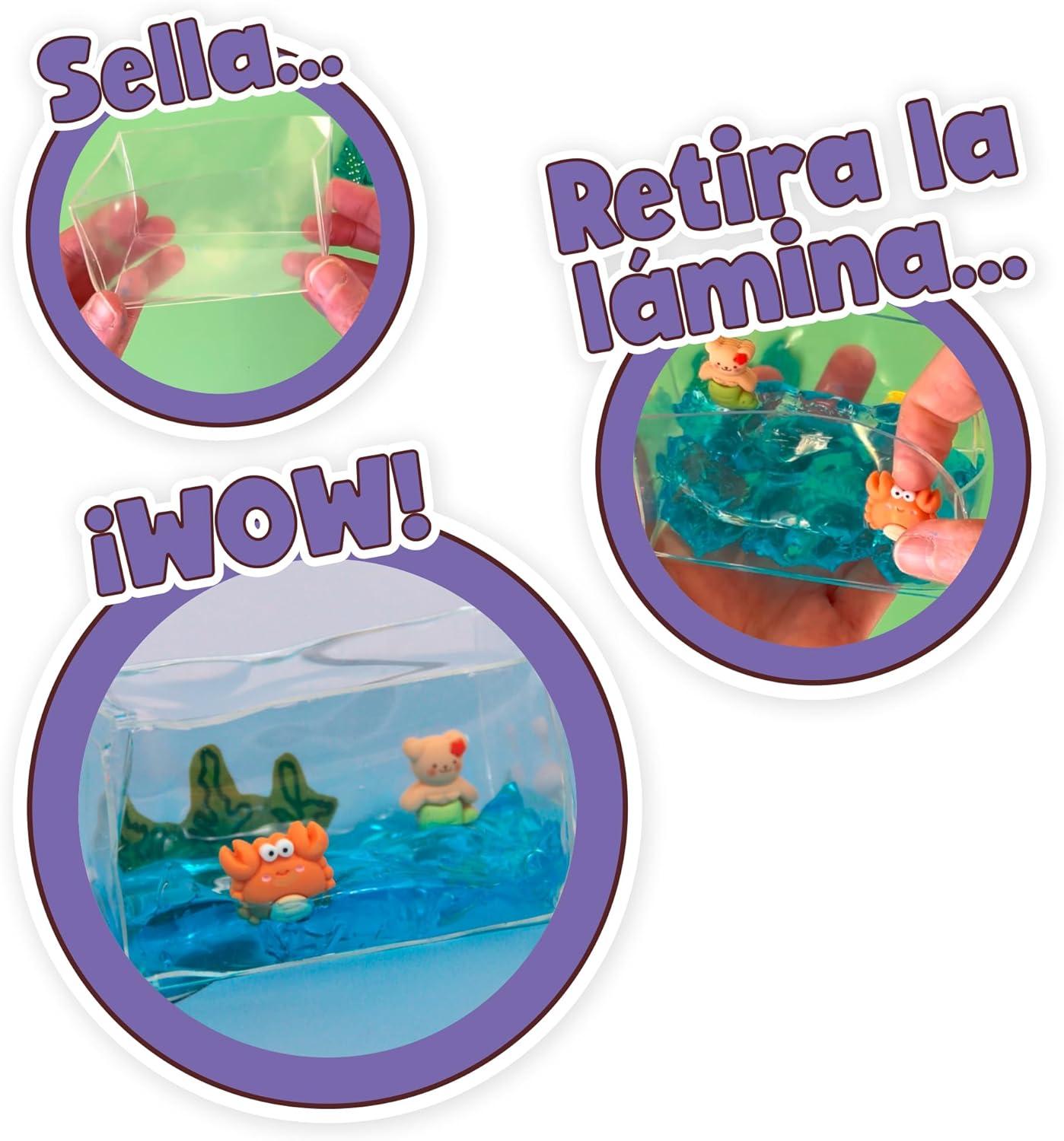 Nano Art - Animales, Pack Medio, 2 Rollos de Cinta, Accesorios y rotuladores, Slime y Sprinkles - Imagen 4