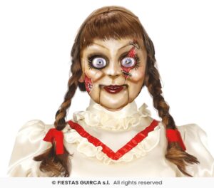 Mascara muñeca asesina latex