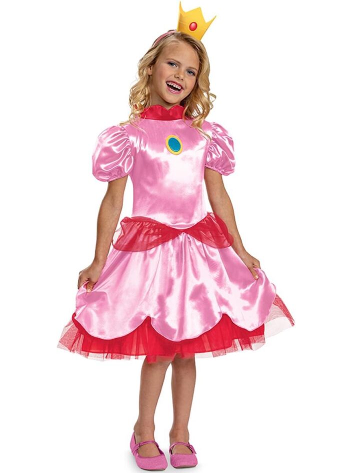 Disfraz princesa Peach 4-6 años - Imagen 1