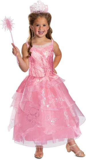 Disfraz Princesa Glinda Wicked 7-8 años