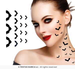 Tatuajes Calabaza y Murcielago negro