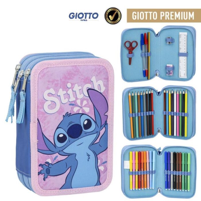 Plumier con accesorios Stitch - Imagen 1