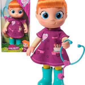 Vida the Vet, muñeca de niña pequeña de Vida Pelirroja y de 33 cm de Altura, y Accesorios de Kit de