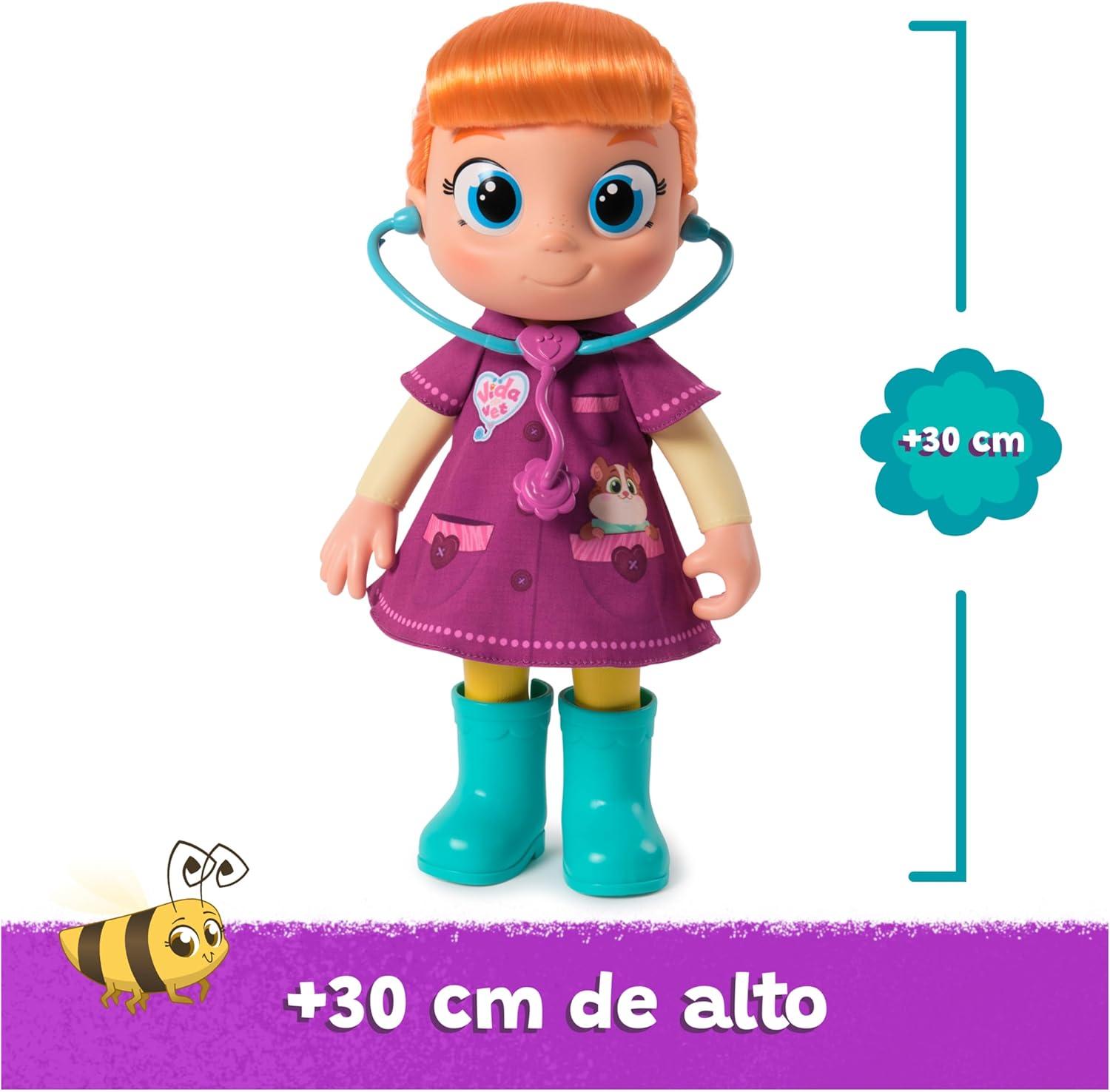 Vida the Vet, muñeca de niña pequeña de Vida Pelirroja y de 33 cm de Altura, y Accesorios de Kit de - Imagen 2
