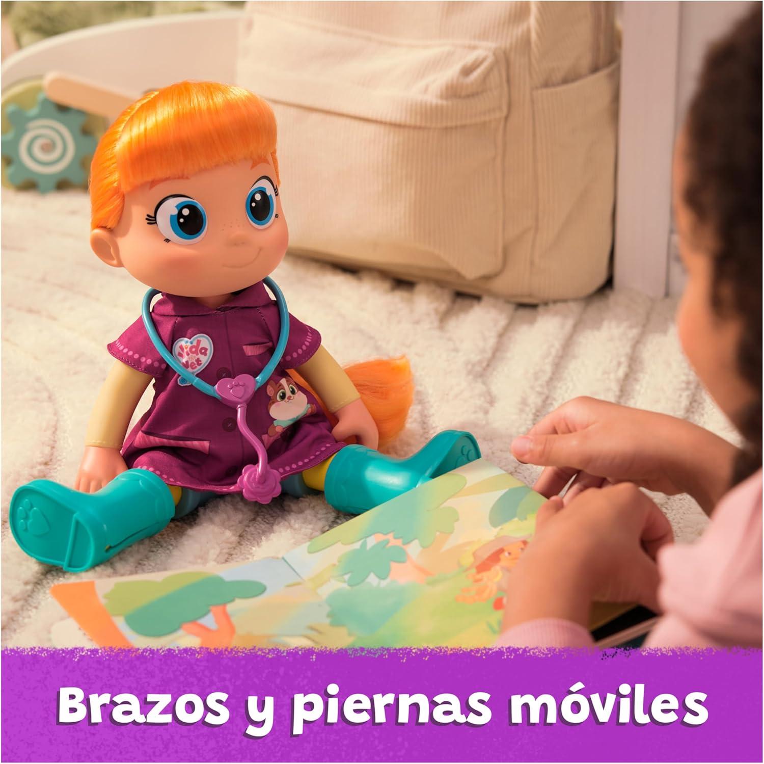 Vida the Vet, muñeca de niña pequeña de Vida Pelirroja y de 33 cm de Altura, y Accesorios de Kit de - Imagen 3