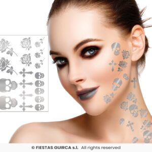 Tatuajes Goticos en plateado