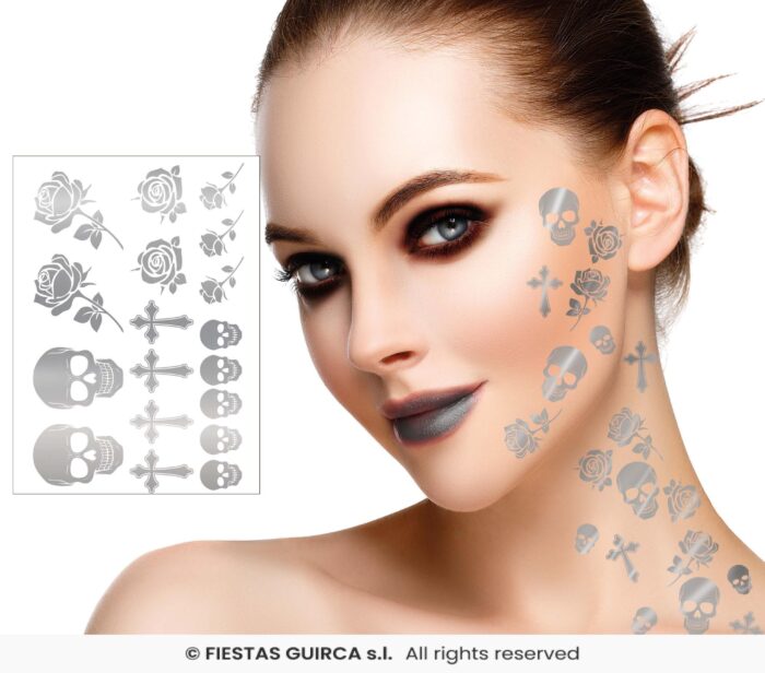Tatuajes Goticos en plateado - Imagen 1