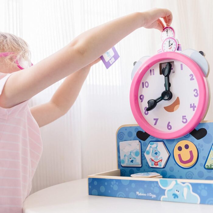 Blue´s Clues & You! Reloj Magnético de Madera, Las Pistas de Blue, Juguetes de Desarrollo, Juego Ed - Imagen 3