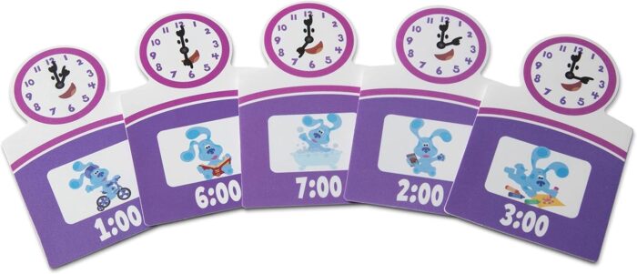 Blue´s Clues & You! Reloj Magnético de Madera, Las Pistas de Blue, Juguetes de Desarrollo, Juego Ed - Imagen 4