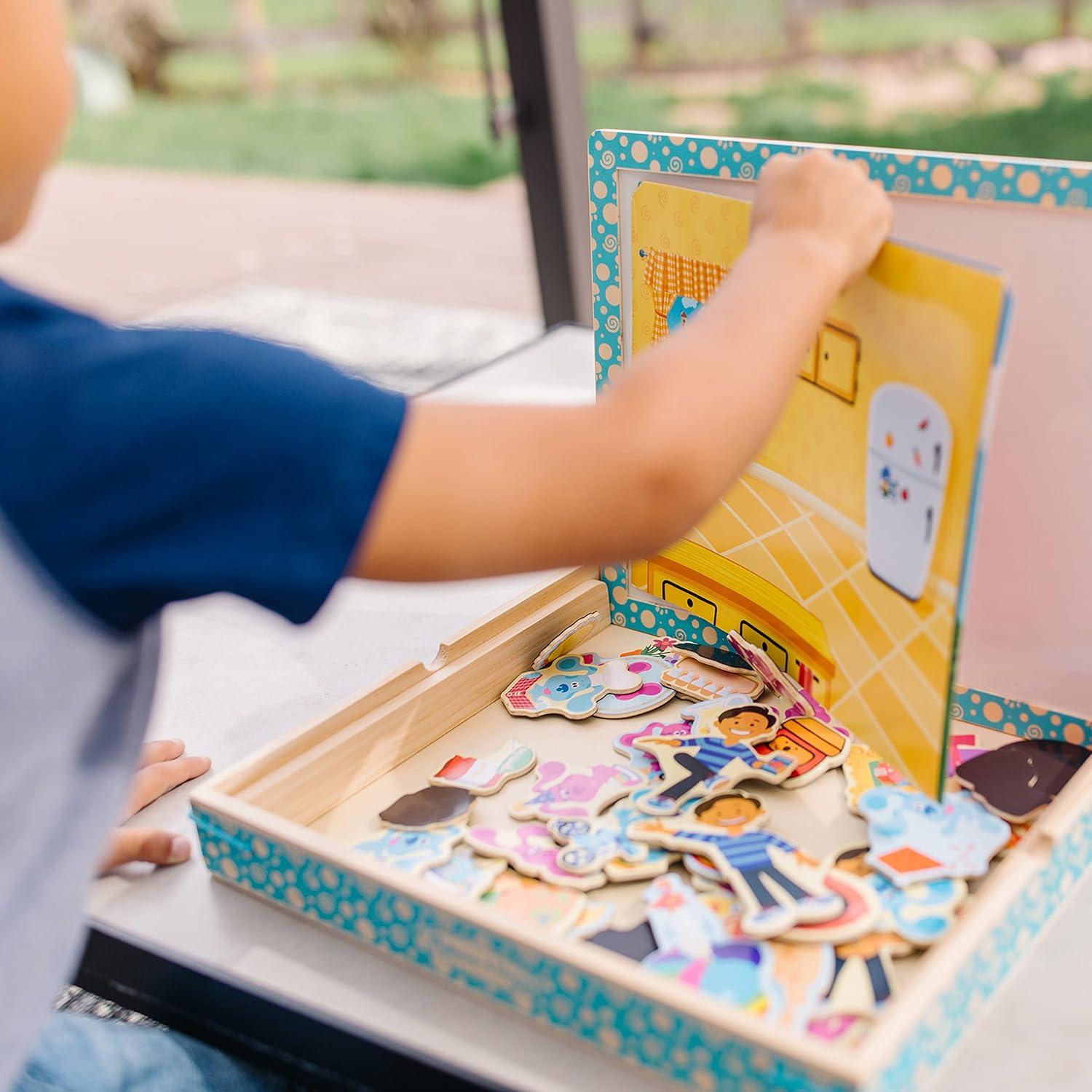 Blues Clues and You, Juego de Imágenes de Madera Magnéticas, Multicolor, 48 Piezas - Imagen 4