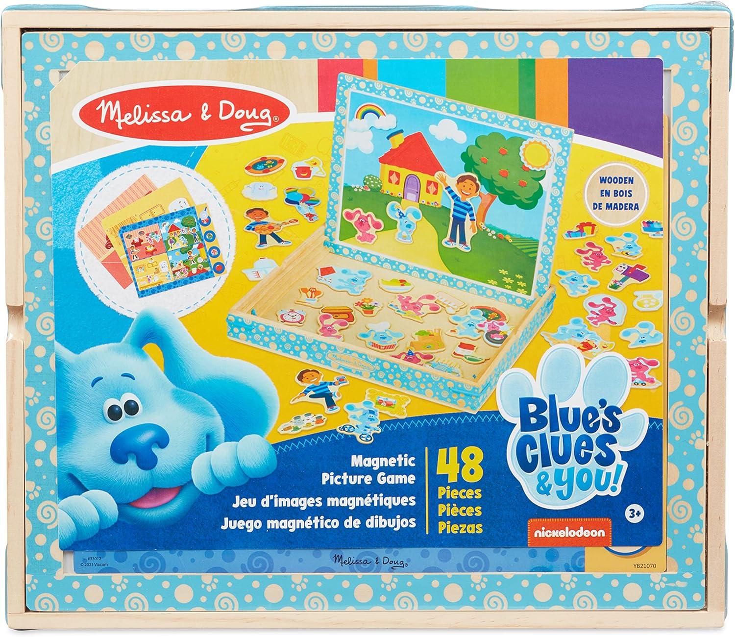 Blues Clues and You, Juego de Imágenes de Madera Magnéticas, Multicolor, 48 Piezas - Imagen 6