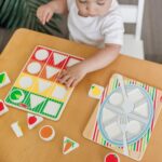 uguete de Carrito de la Compra de Madera para Empujar con clasificador de Formas y Puzzles (16 Pieza - Imagen 5