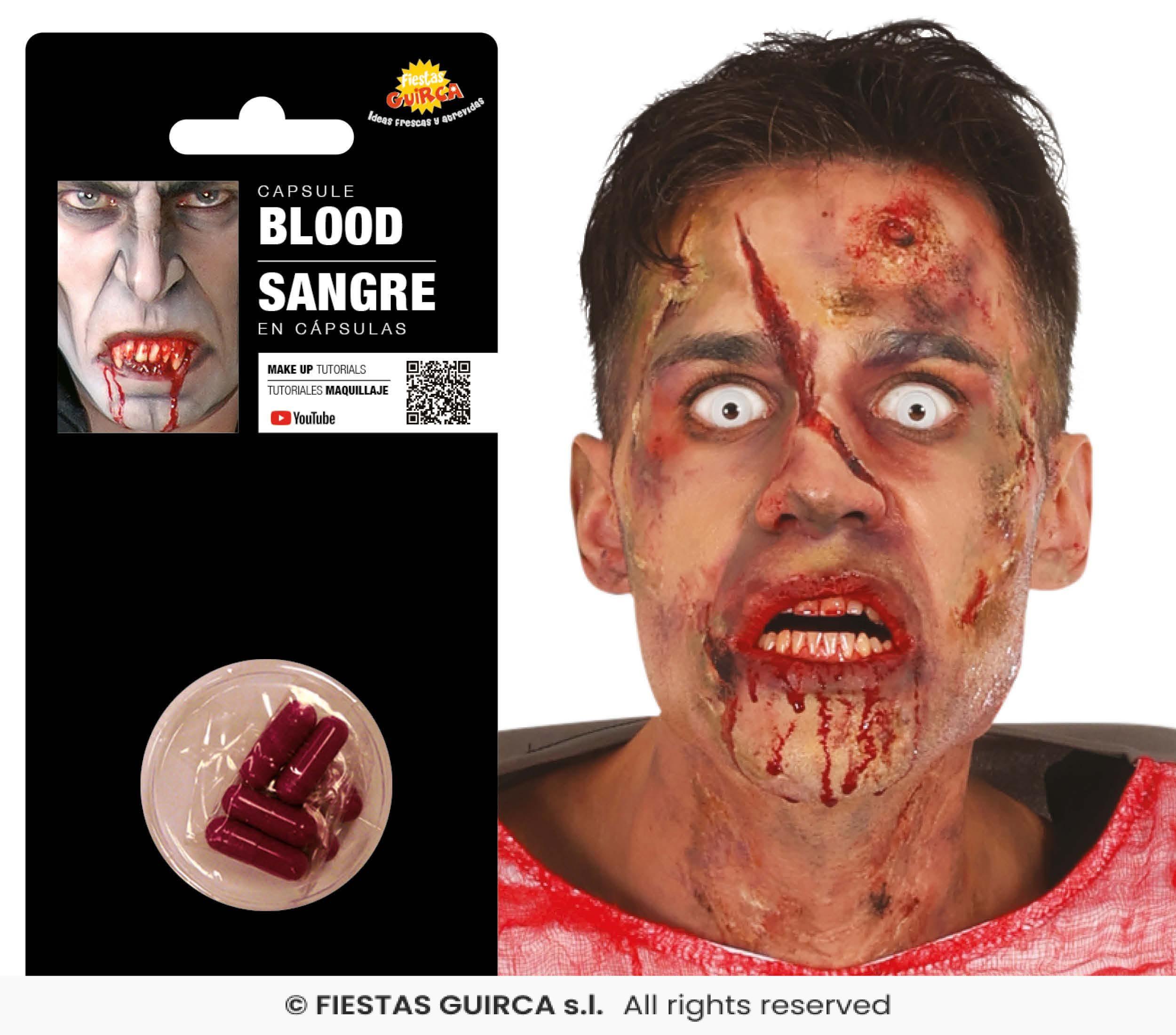 Pack 6 Capsulas sangre