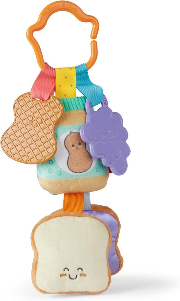 Juguete multisensorial para bebés, con Pinza para enganchar y para Llevar - Imagen 1