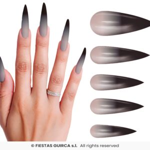 uñas postizas largas gotica