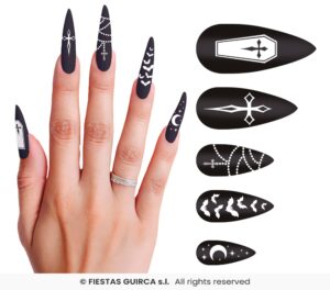 UÑAS POSTIZAS PARA VAMPIRA