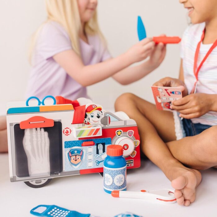 Vehículo de Primeros Auxilios con Marshall de Patrulla Canina, Juguete Paw Patrol, Juguete Creativo - Imagen 2