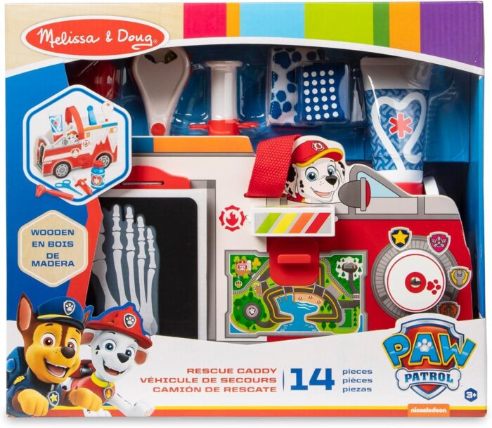 Vehículo de Primeros Auxilios con Marshall de Patrulla Canina, Juguete Paw Patrol, Juguete Creativo - Imagen 3
