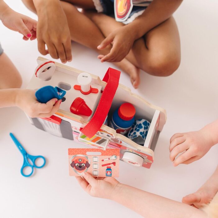 Vehículo de Primeros Auxilios con Marshall de Patrulla Canina, Juguete Paw Patrol, Juguete Creativo - Imagen 7