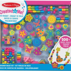 Juego de cuentas de madera para hacer collares, Cuentas para hacer joyas, pulseras de amistad