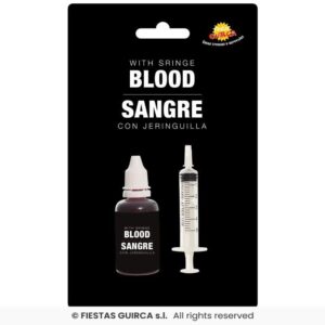 Sangre con jeringuilla