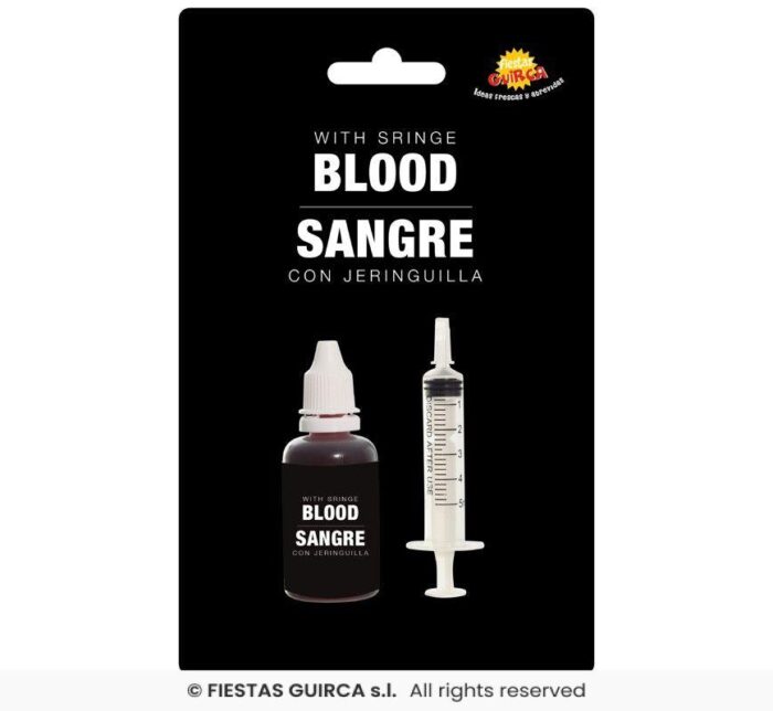 Sangre con jeringuilla - Imagen 1
