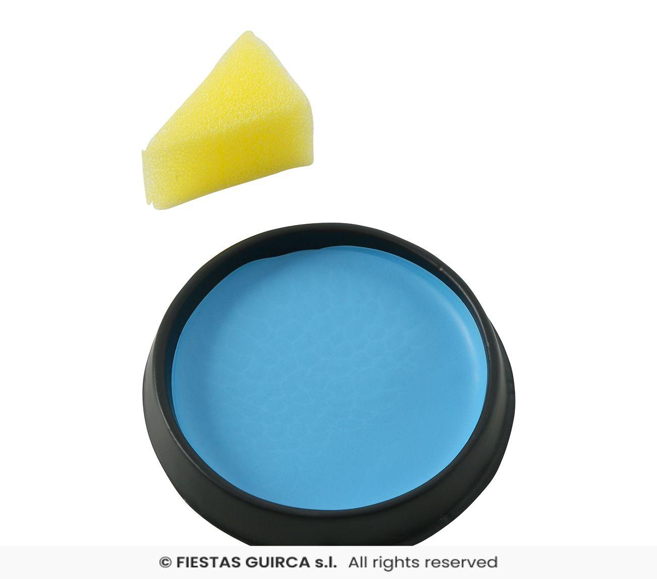 maquillaje con esponja azul claro - Imagen 2