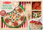 Pizza De Madera, Alimentos de Madera, Juguetes De Imitación, Juego Creativo, Accesorios de Cocina pa - Imagen 3