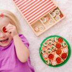 Pizza De Madera, Alimentos de Madera, Juguetes De Imitación, Juego Creativo, Accesorios de Cocina pa - Imagen 6