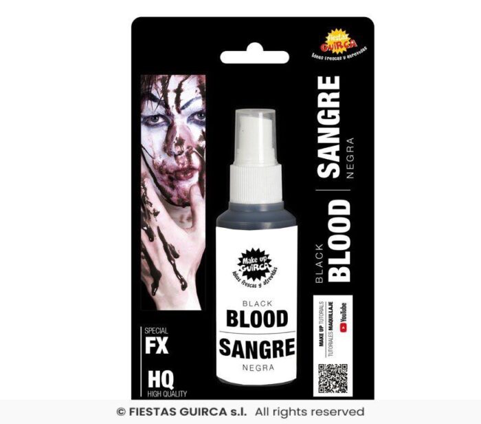 Espray sangre coagulada negra 60 ml - Imagen 1