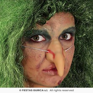 Nariz pequeña bruja latex con goma