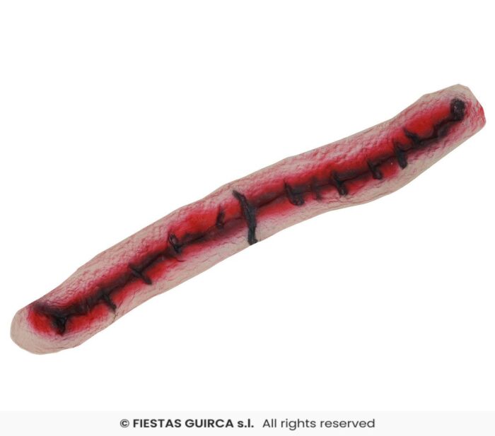 Cicatriz cuello cosido con adhesivo - Imagen 2