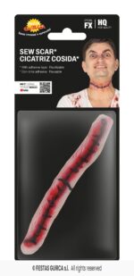 Cicatriz cuello cosido con adhesivo - Imagen 3
