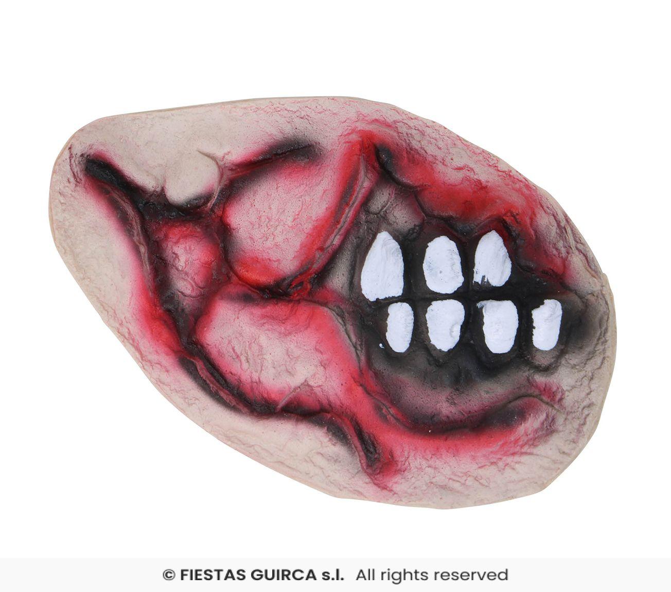 Cicatriz media boca latex - Imagen 3